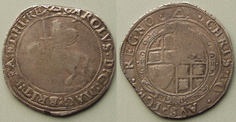 Charles I, Tower mint halfcrown, mm triangle 1639-40 Charles I, Tower mint halfcrown, mm triangle 1639-40